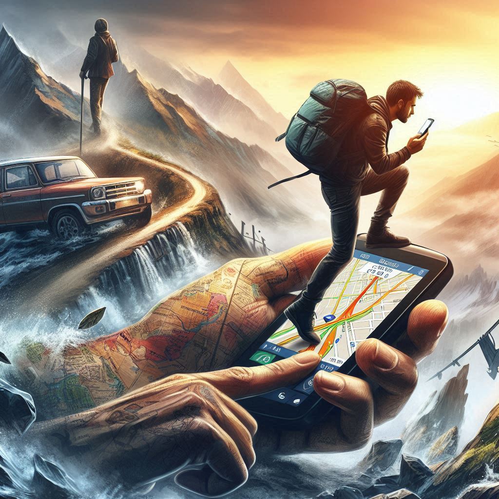 Navigating a path using a GPS